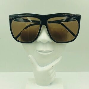 Landolfi Vintage Black Oval Sunglasses Frames